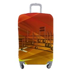 Music Notes Melody Note Sound Luggage Cover (small) by Wegoenart