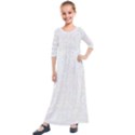 Computer Cyber Circuitry Circuits Electronic Kids  Quarter Sleeve Maxi Dress View1