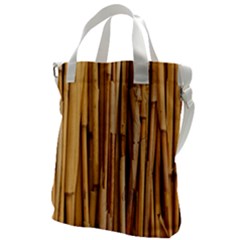 Asian Background Bamboo Canvas Messenger Bag by Wegoenart