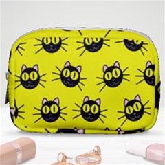 Cats Heads Pattern Design Make Up Pouch (small) by danenraven