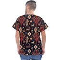 Carpet-symbols Men s V-Neck Scrub Top View2