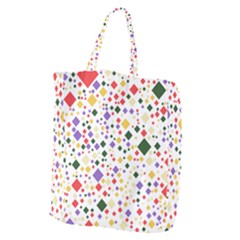 Abstract Pattern Illustration Background Wallpaper Giant Grocery Tote by Wegoenart