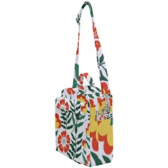 Painting Flower Leaves Forest Crossbody Day Bag by Wegoenart