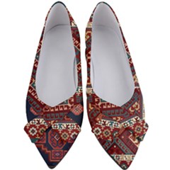 Armenian Old Carpet  Women s Bow Heels by Gohar