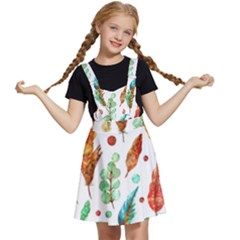 Watercolor Nature Glimpse  Kids  Apron Dress by ConteMonfrey