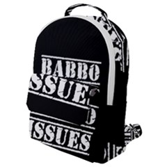 Babbo Issues - Italian Humor Flap Pocket Backpack (small) by ConteMonfrey