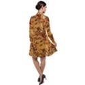 Insect Macro Honey Bee Animal Long Sleeve Chiffon Shirt Dress View2