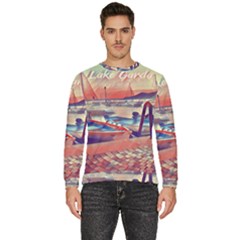 Boats On Lake Garda Men s Fleece Sweatshirt by ConteMonfrey