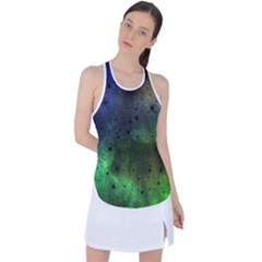 Tye Dye Vibing Racer Back Mesh Tank Top by ConteMonfrey