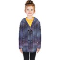 Trident On Blue Ocean  Kids  Double Breasted Button Coat View1