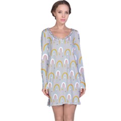 Rainbow Pattern Long Sleeve Nightdress by ConteMonfrey