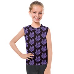 Black Seaweed Kids  Mesh Tank Top by ConteMonfrey