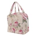 Roses Plants Vintage Retro Flowers Pattern Boxy Hand Bag View2