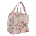 Roses Plants Vintage Retro Flowers Pattern Boxy Hand Bag View3