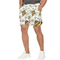 Bee Doodle Cartoon Men s Runner Shorts View3