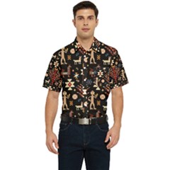 Carpet-symbols Men s Short Sleeve Pocket Shirt  by Gohar