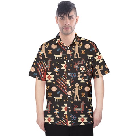 Carpet-symbols Men s Hawaii Shirt by Gohar