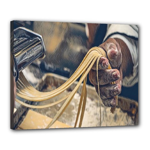 I Made Pasta! - Italian Food Canvas 20  X 16  (stretched) by ConteMonfrey