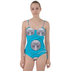 Blue Washing Machine, Electronics Sweetheart Tankini Set by Jancukart