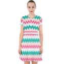 Zigzag Pattern Adorable in Chiffon Dress View1