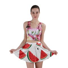 Watermelon Seamless Pattern Mini Skirt by Jancukart