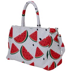 Watermelon Seamless Pattern Duffel Travel Bag by Jancukart