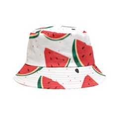 Watermelon Seamless Pattern Bucket Hat by Jancukart