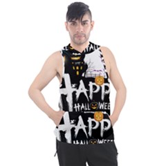 Happy Halloween Men s Sleeveless Hoodie by Jancukart