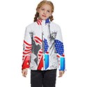 New York City Holiday United States Usa Kids  Puffer Bubble Jacket Coat View1