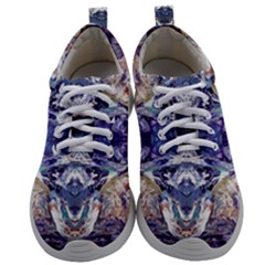 Amethyst Repeats Mens Athletic Shoes by kaleidomarblingart