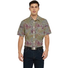 Pattern-tsit Men s Short Sleeve Pocket Shirt  by Gohar