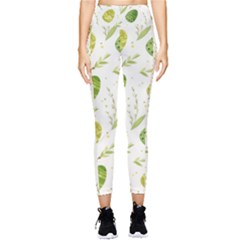 Easter Green Eggs  Pocket Leggings  by ConteMonfrey