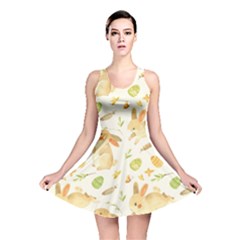 Cute Rabbits - Easter Spirit  Reversible Skater Dress by ConteMonfrey