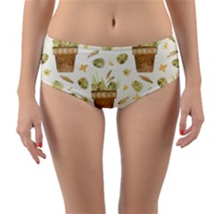 Plant Pot Easter Reversible Mid-waist Bikini Bottoms by ConteMonfrey