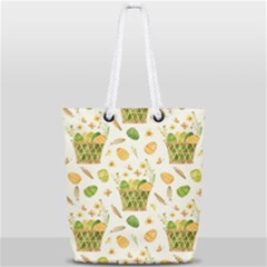 Easter Eggs   Full Print Rope Handle Tote (small) by ConteMonfrey