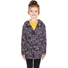 Abstract Collage Random Pattern Kids  Double Breasted Button Coat by dflcprintsclothing