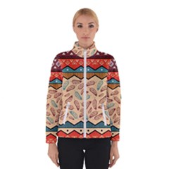 Ethnic Tribal Pattern Background Women s Bomber Jacket by Vaneshart