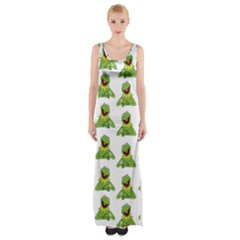 Kermit The Frog Thigh Split Maxi Dress by Valentinaart