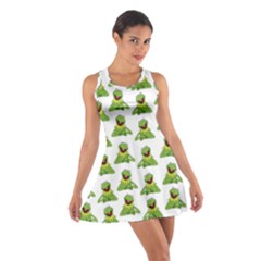 Kermit The Frog Cotton Racerback Dress by Valentinaart