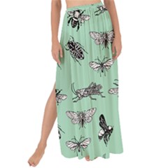 Insects Pattern Maxi Chiffon Tie-up Sarong by Valentinaart