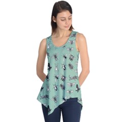 Insects Pattern Sleeveless Tunic by Valentinaart