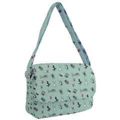 Insects Pattern Courier Bag by Valentinaart