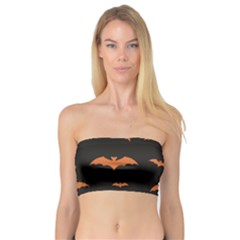 Bat Pattern Bandeau Top by Valentinaart