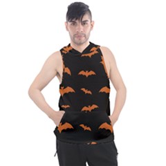 Bat Pattern Men s Sleeveless Hoodie by Valentinaart