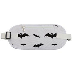 Bat Pattern Rounded Waist Pouch by Valentinaart