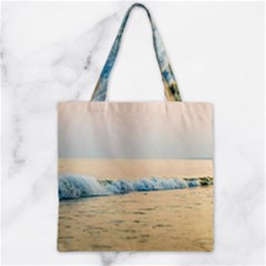 Sea Beach Ocean Sunset Sky Nature Coast Water Zipper Grocery Tote Bag by danenraven