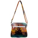 Tree Nature Landscape Fantasy Magical Cosmic Zipper Messenger Bag View3