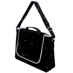City Night Urban Downtown Science Tower Halo Box Up Messenger Bag by danenraven