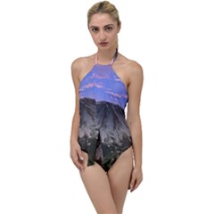 Mount Mountain Fuji Japan Volcano Mountains Go With The Flow One Piece Swimsuit by danenraven