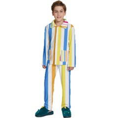 Stripes-g9dd87c8aa 1280 Kids  Long Sleeve Velvet Pajamas Set by Smaples